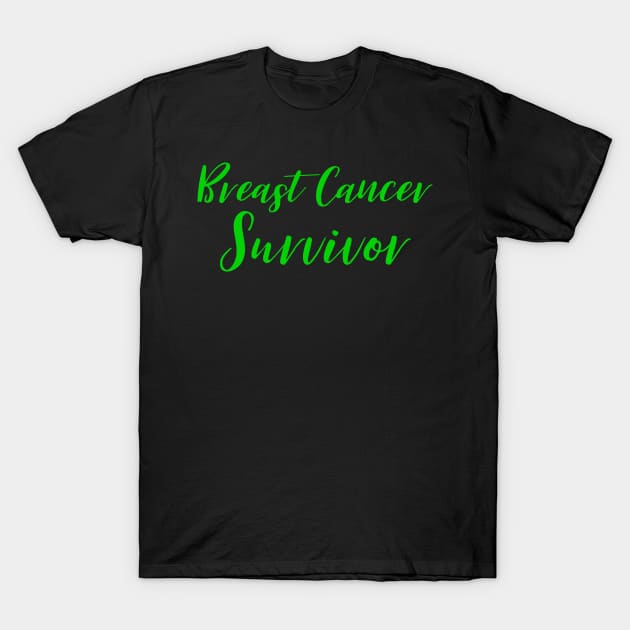 BREAST CANCER SURVIVOR T-Shirt by Lin Watchorn 